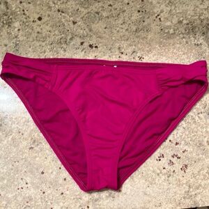 Tommy Bahama Pearl Shirred Hipster Bikini Bottoms - Fuchsia